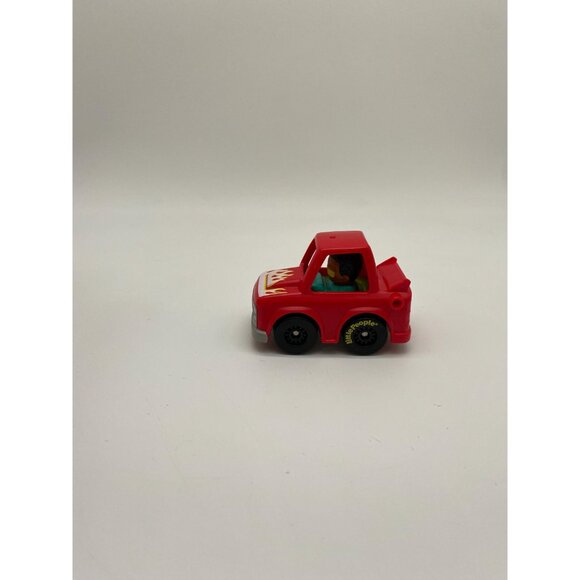 Fisher-Price Little People Wheelies Red Truck with Flames: Preschool Pretend Pla - Picture 2 of 7